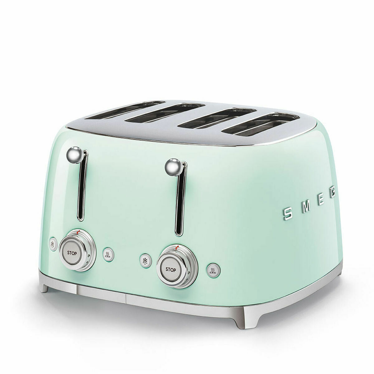 Mint green toaster Smeg 4 slice Maison eli gourmet