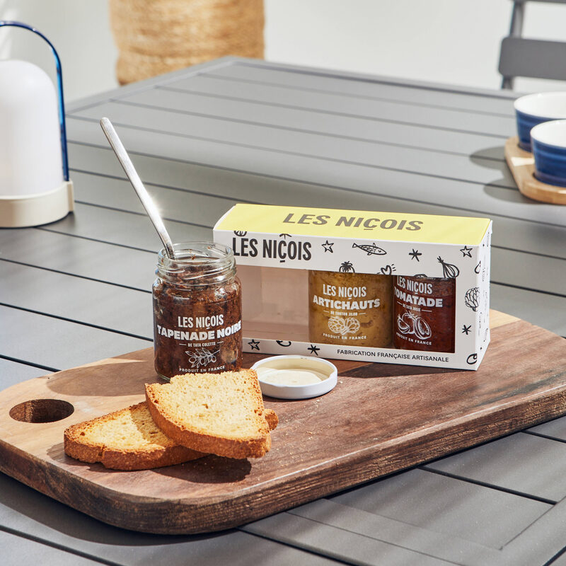 Trio of Spreads – Anchovies, Tomato, Olive