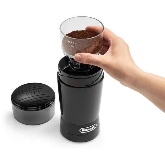 De'Longhi Coffee Grinder KG 200 – 170W Stainless Steel Blade Grinder, 90g Capacity