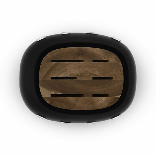 Smeg Knife Set with Stand KBSF02BL | 6-Piece Retro 50s Design Black