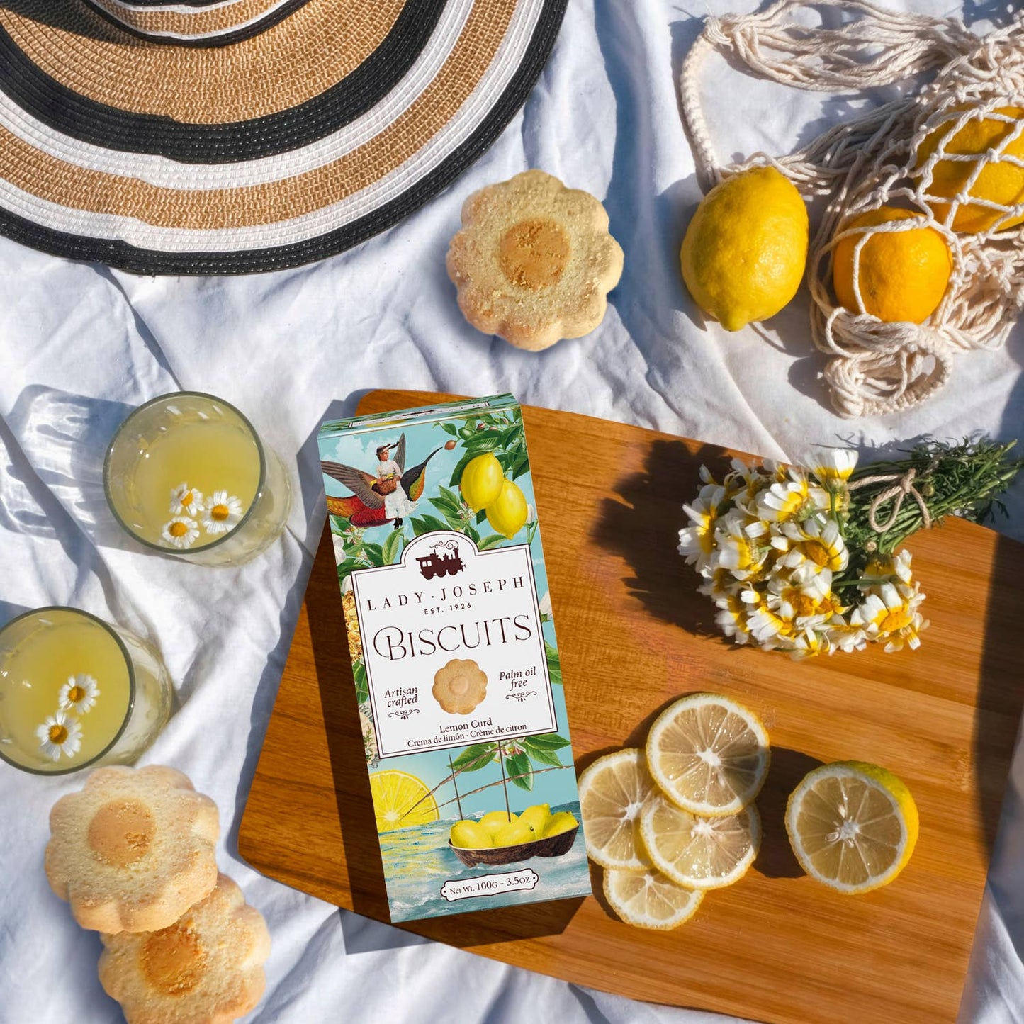 Lemon Curd Biscuits