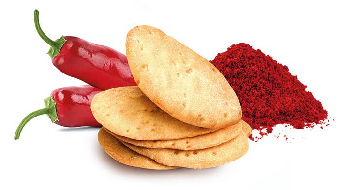 Crackers  with Smoked Hot Paprika.