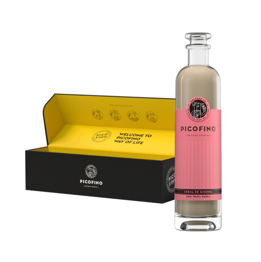 Gin cream with black truffle