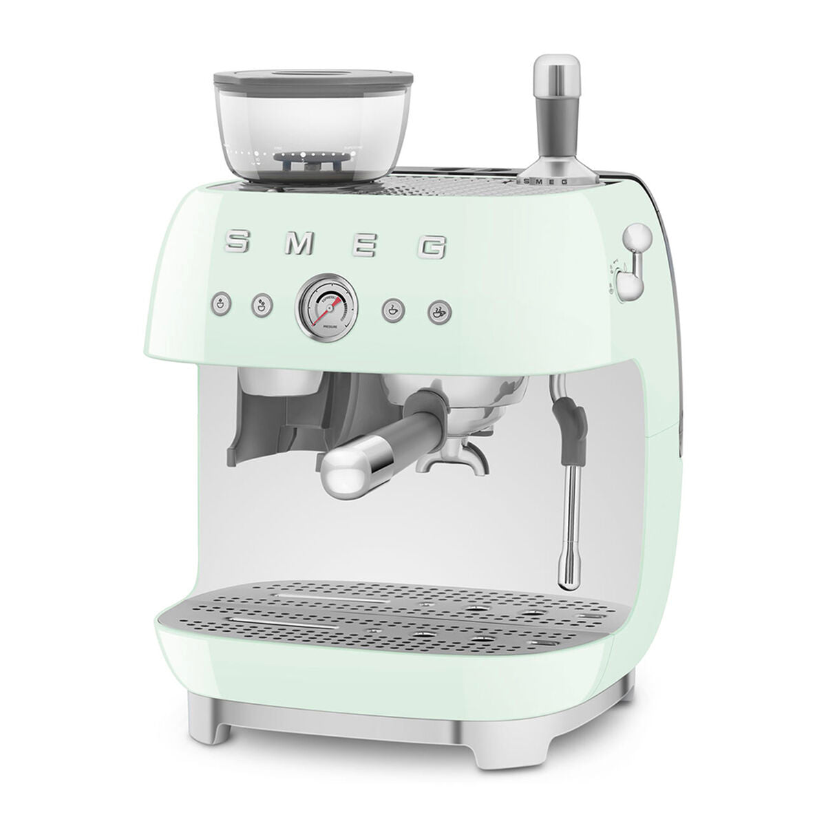 Mint green espresso machine Smeg Maison Eli Gourmet