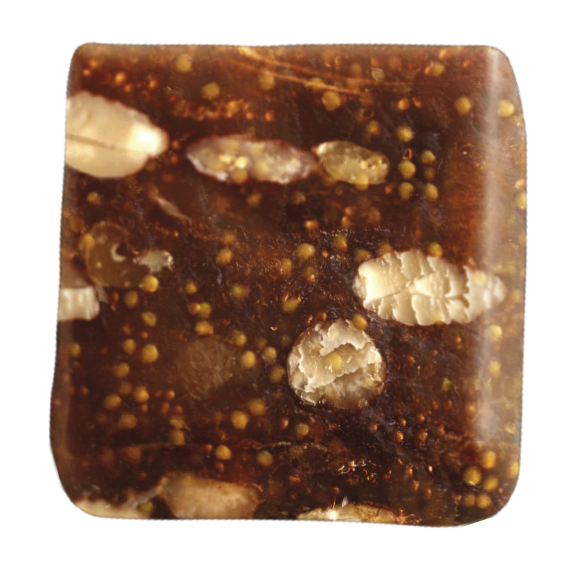 Fig and almond bread. In portions. Gluten-free. Vegan.